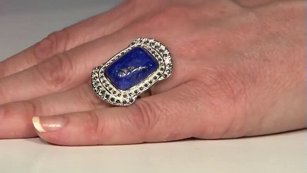 Video Lapislazuli-Silberring (Annette classic)