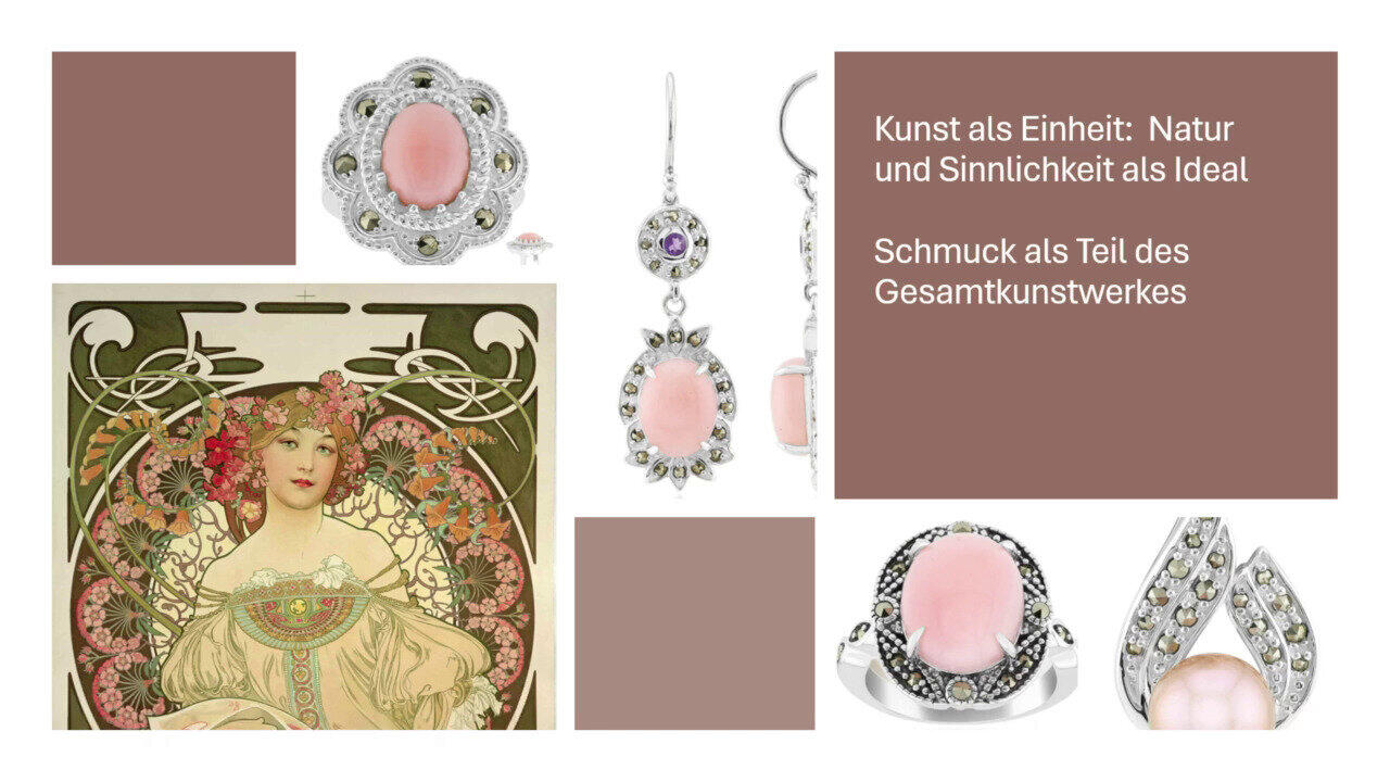 Video Pendientes en plata con Ópalo rosa (Annette classic)