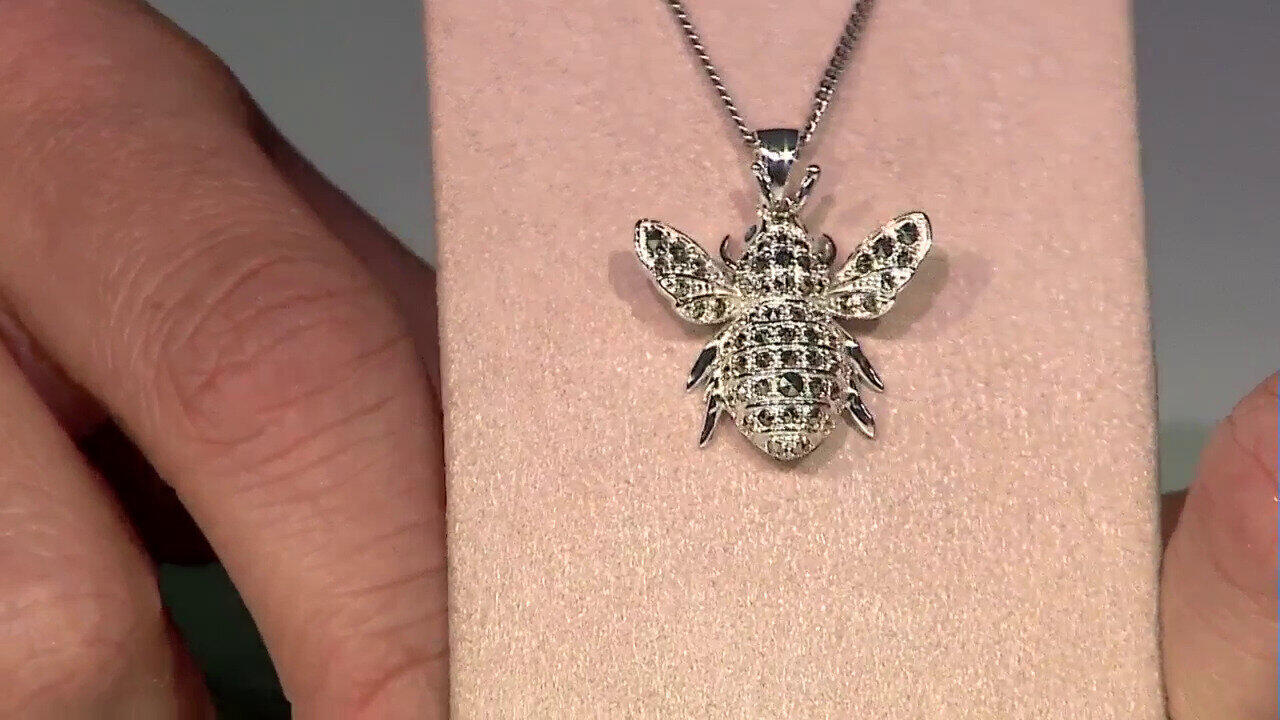 Video Pendentif en argent et Marcassite (Annette classic)