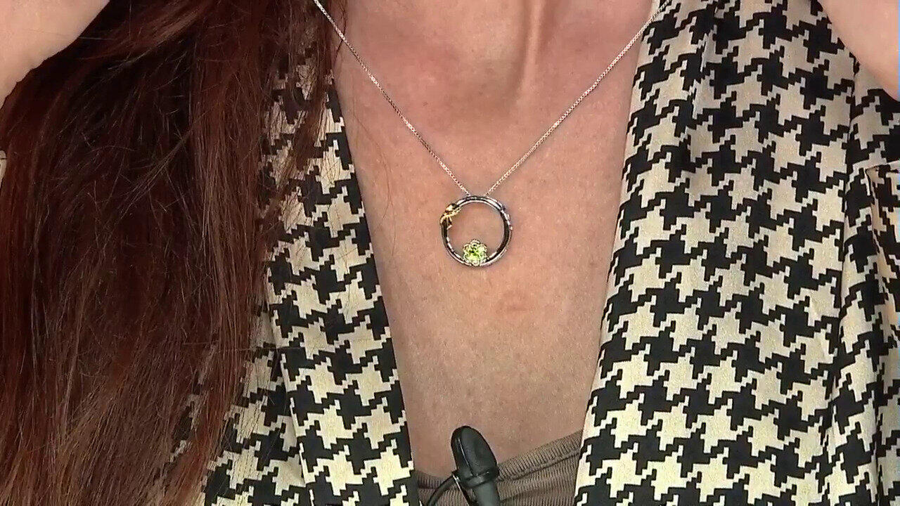 Video Pendentif en argent et Sphène