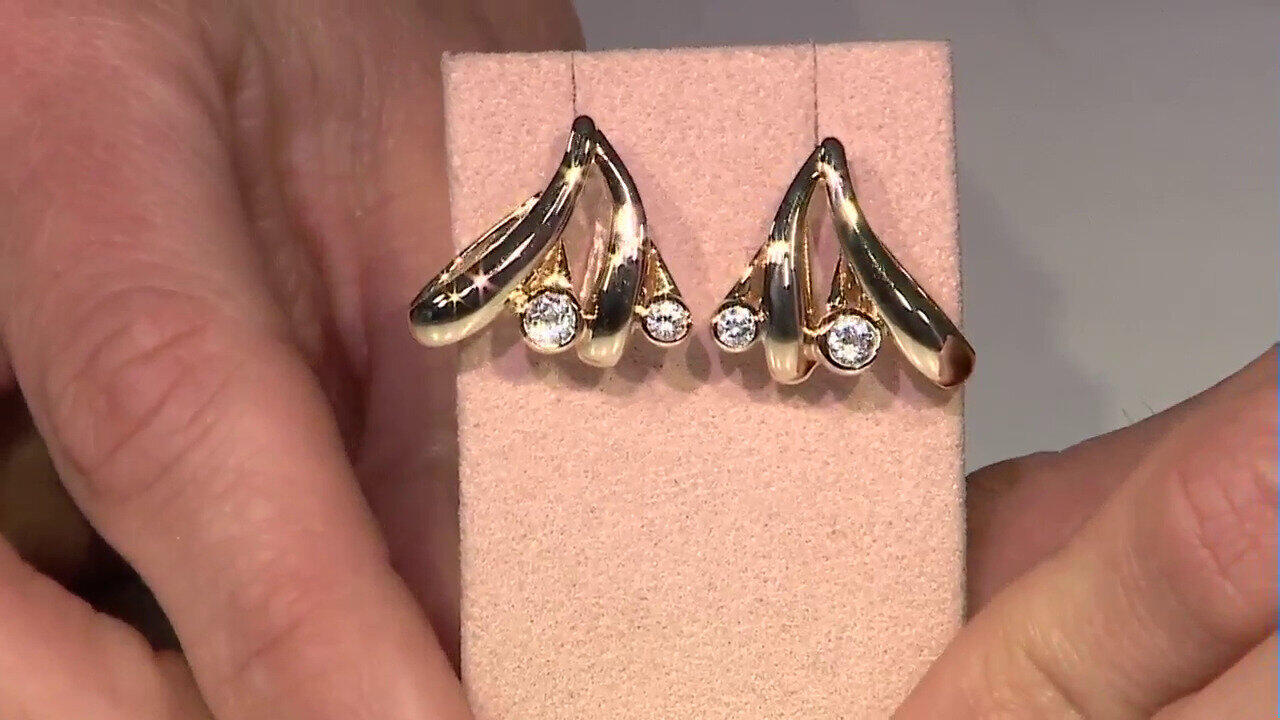 Video Orecchini in argento con Zircone (de Melo)