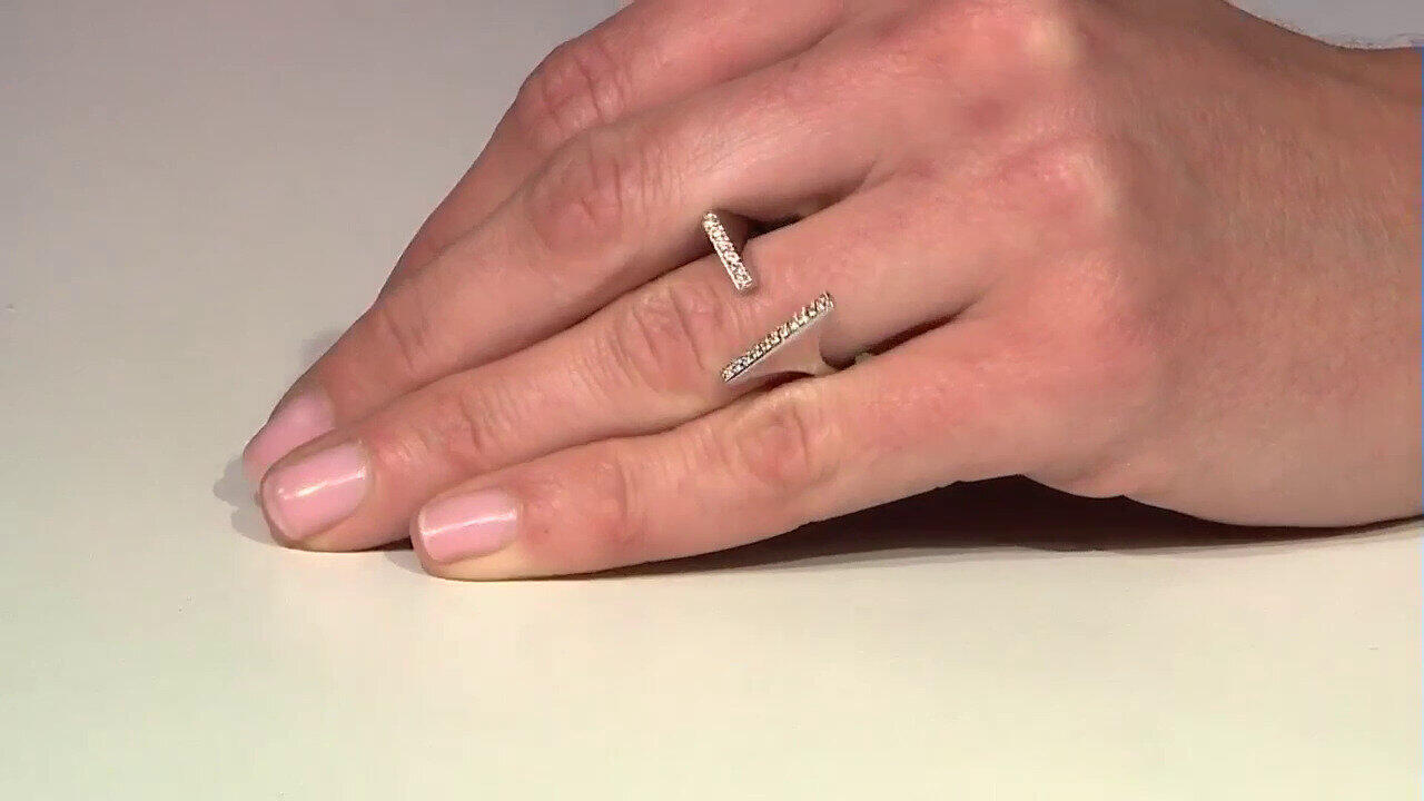 Video Zirkon-Silberring (de Melo)