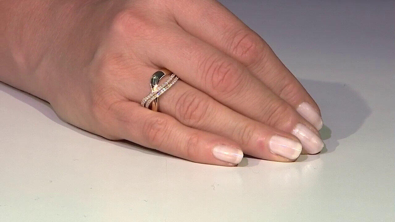 Video 14K SI1 (H) Diamond Gold Ring (CIRARI)