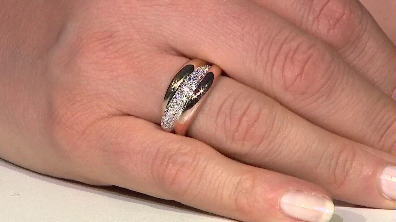 Video Anillo en oro con Diamante SI1 (H) (CIRARI)