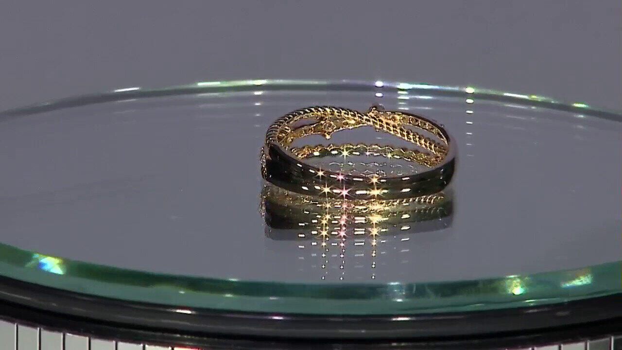 Video Gouden ring met SI2 (H) Diamanten (CIRARI)