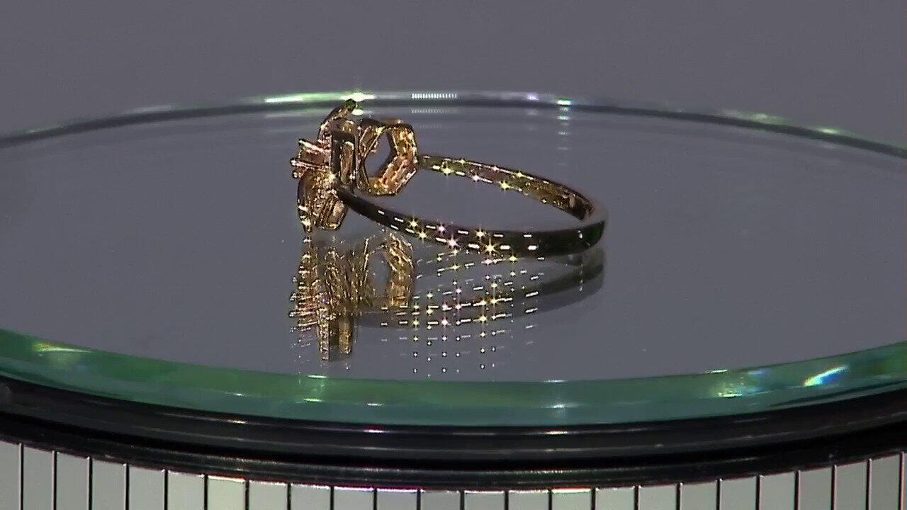 Video Gouden ring met een SI2 (H) Diamant (CIRARI)
