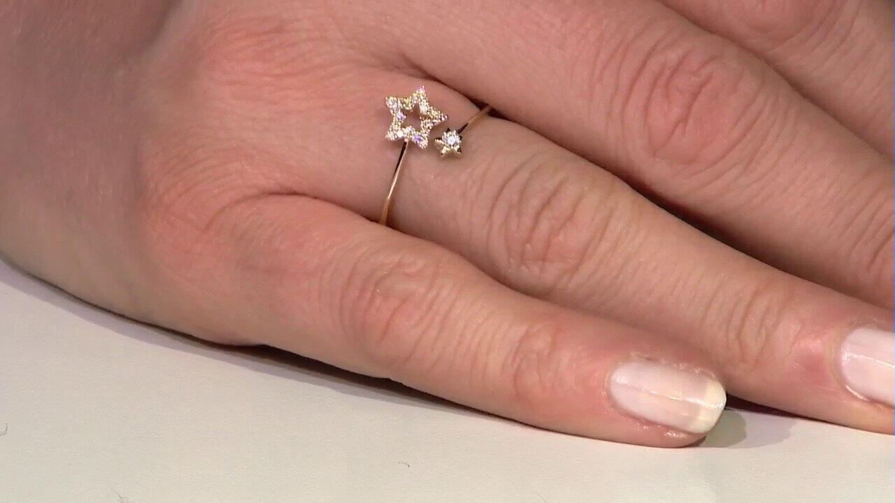 Video Anello in oro con Diamante I1 (H) (CIRARI)