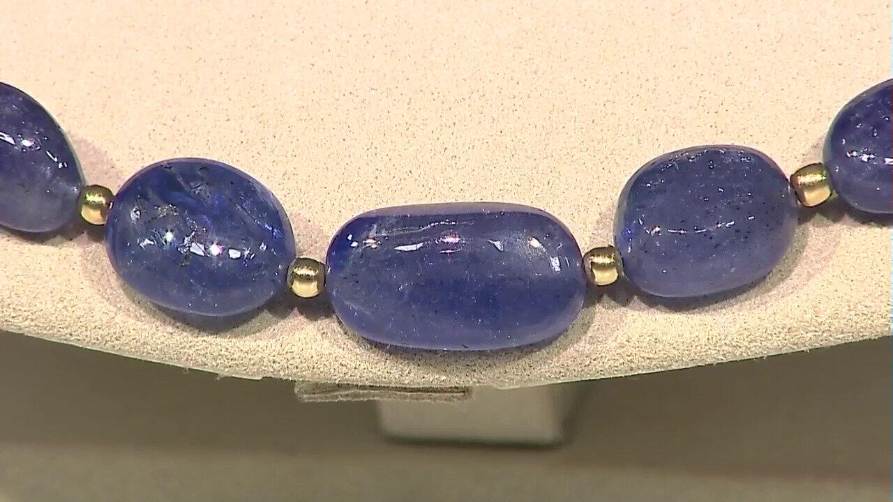 Video Collar en plata con Tanzanita