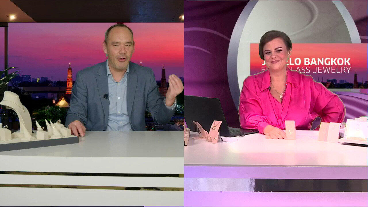 Video Colgante en oro con Diamante rosa de Francia de Argyle VS1 (Annette)