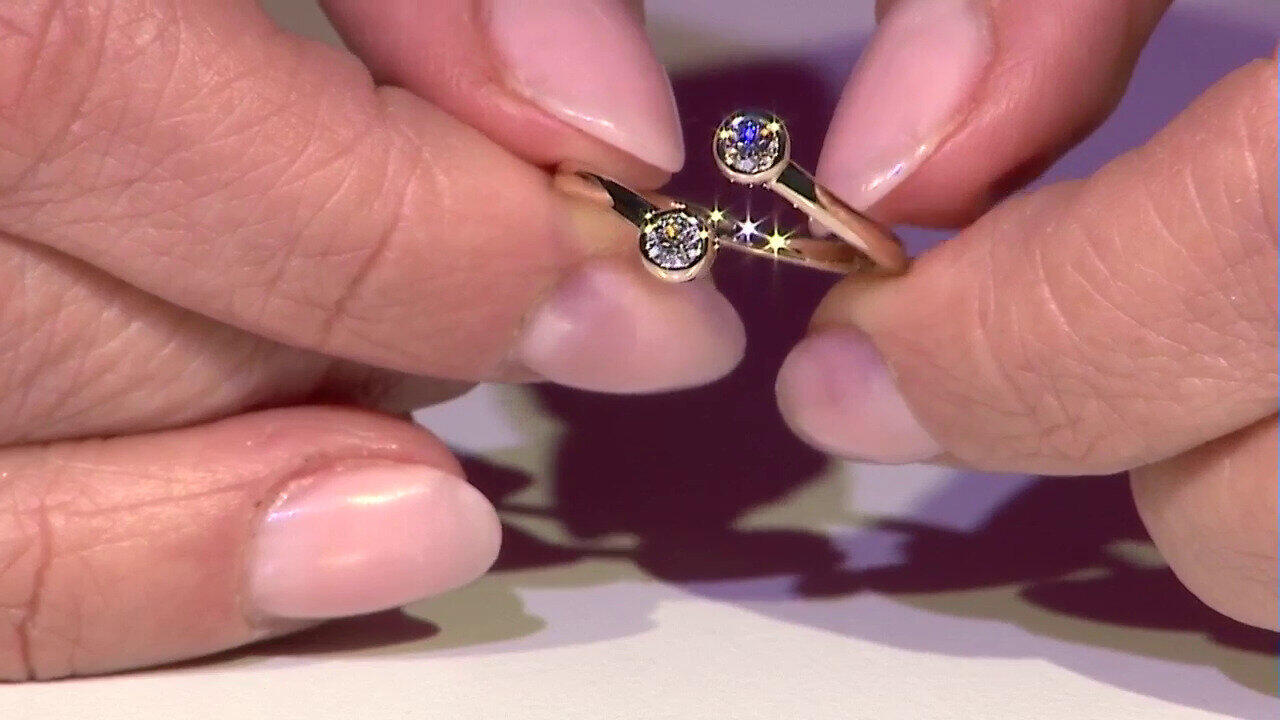 Video Anillo en oro con Diamante SI1 (G) (Annette)