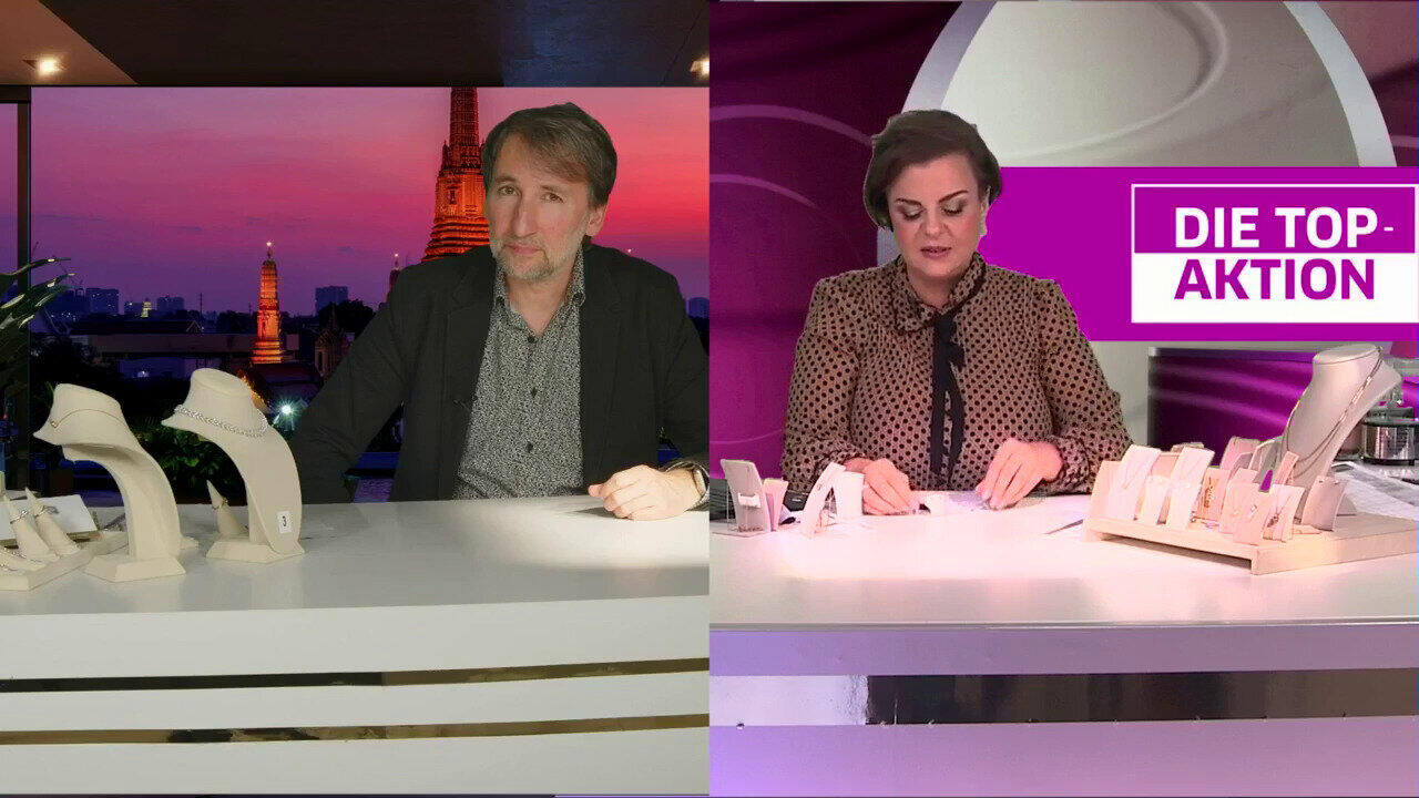 Video Orecchini in oro con Diamante Rose de France SI1 di Argyle (Annette)