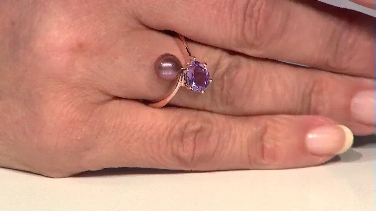 Video Anello in argento con Ametista (TPC)