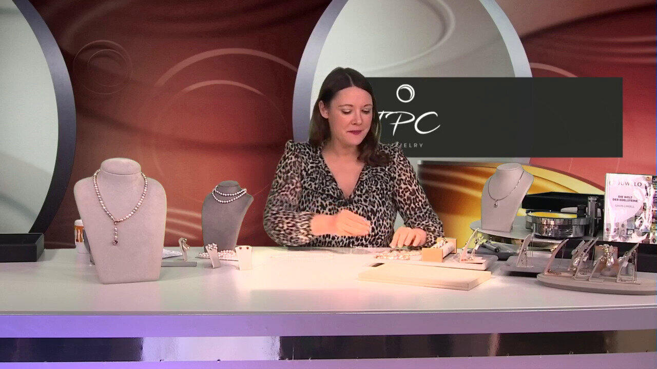 Video Ciondolo in argento con Perla d'Acqua Dolce Rosa (TPC)