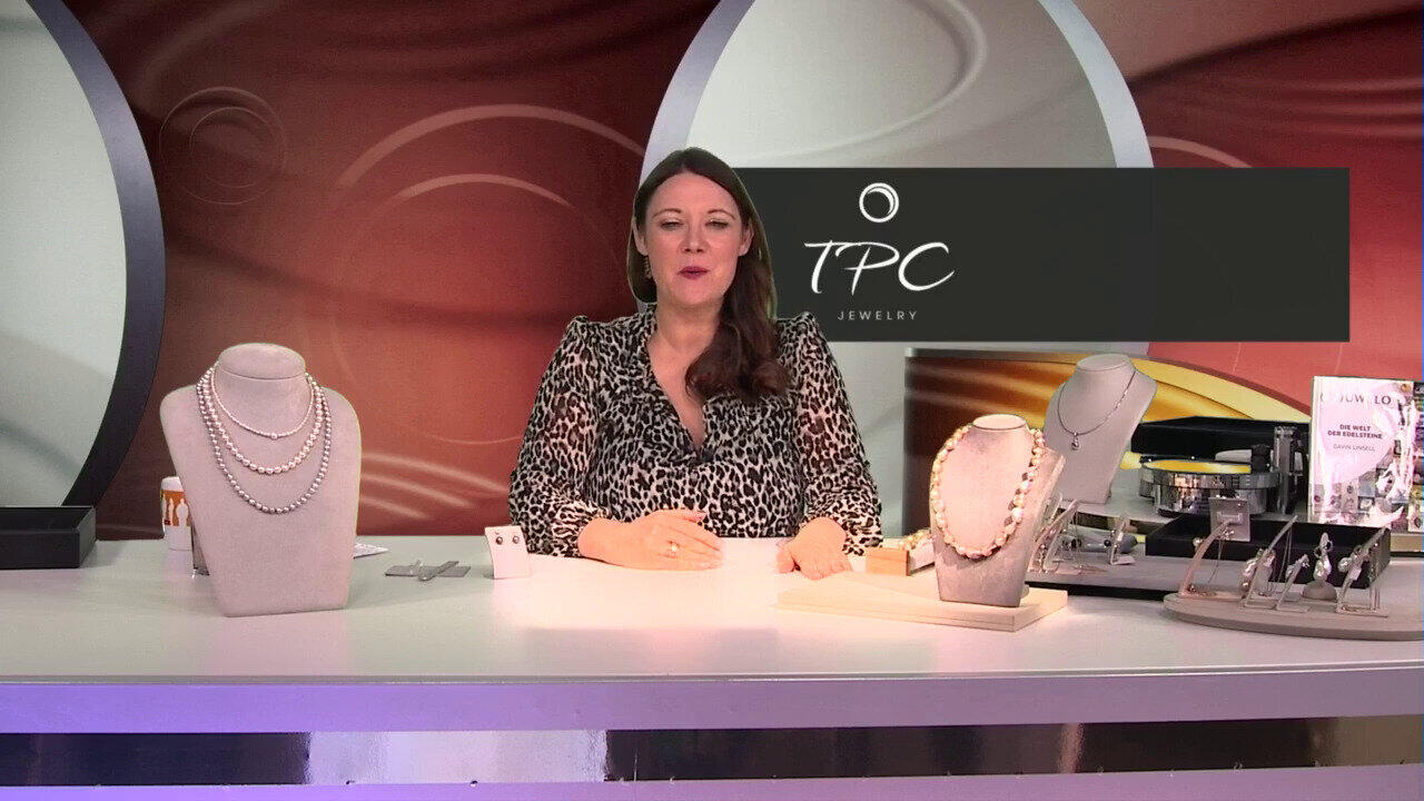 Video Anello in argento con Perla d'Acqua Dolce Bianca (TPC)