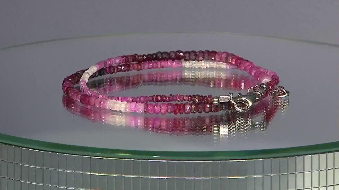 Video Collana in argento con Rubino della Birmania