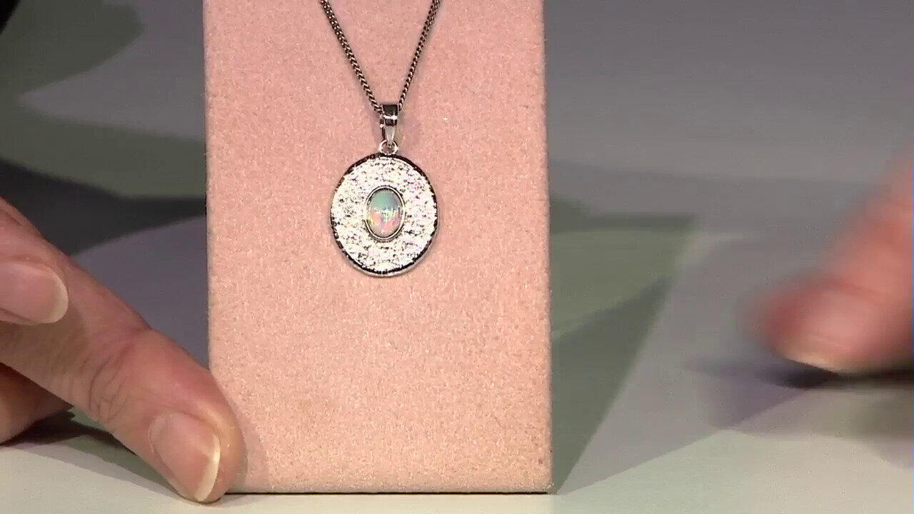 Video Welo-Opal-Silberanhänger