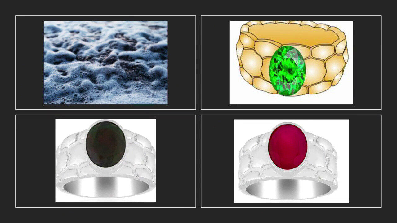 Video Russischer Smaragd-Silberring (SAELOCANA)