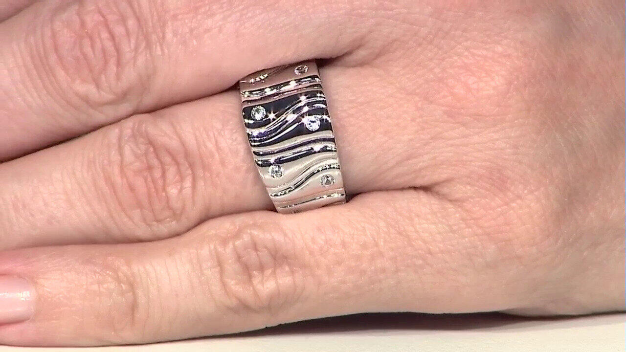 Video Zirkon-Silberring (SAELOCANA)