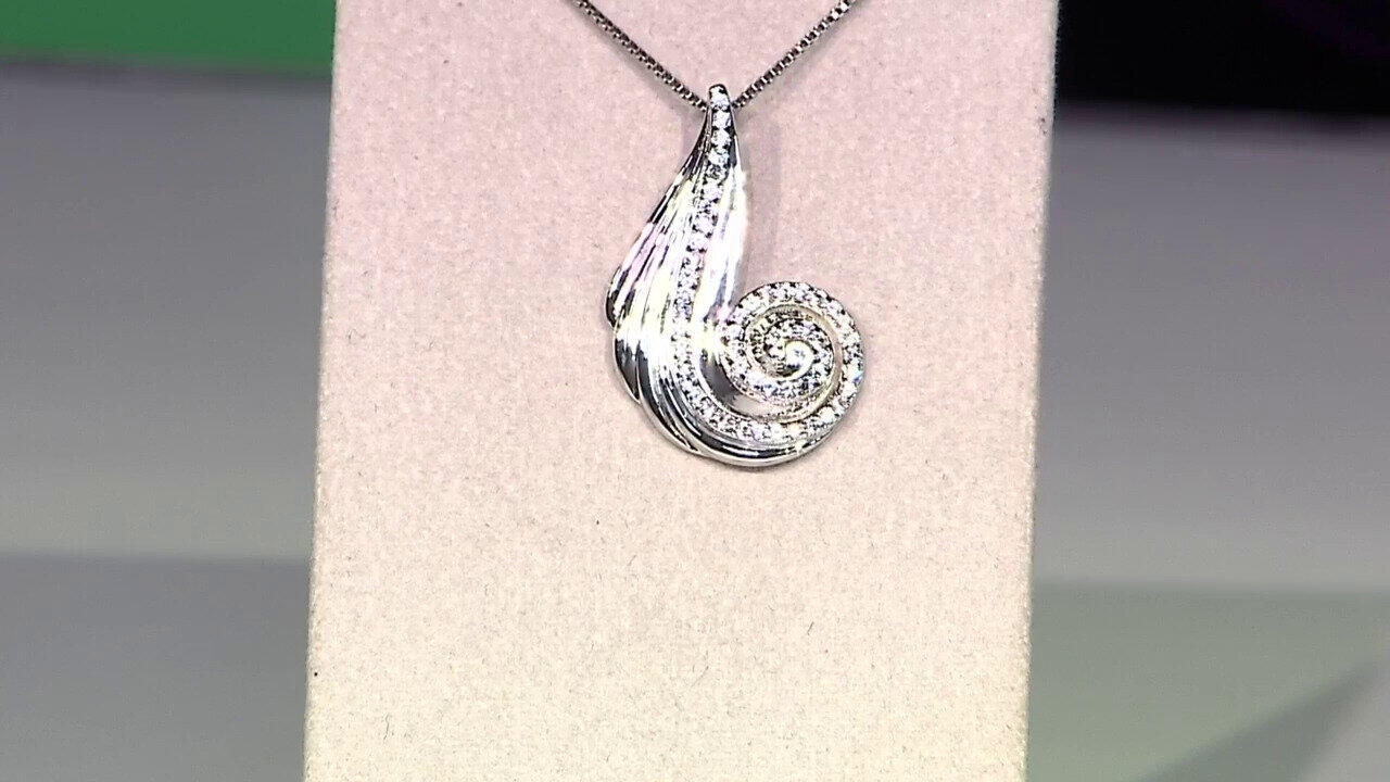 Video Ciondolo in argento con Zircone (SAELOCANA)