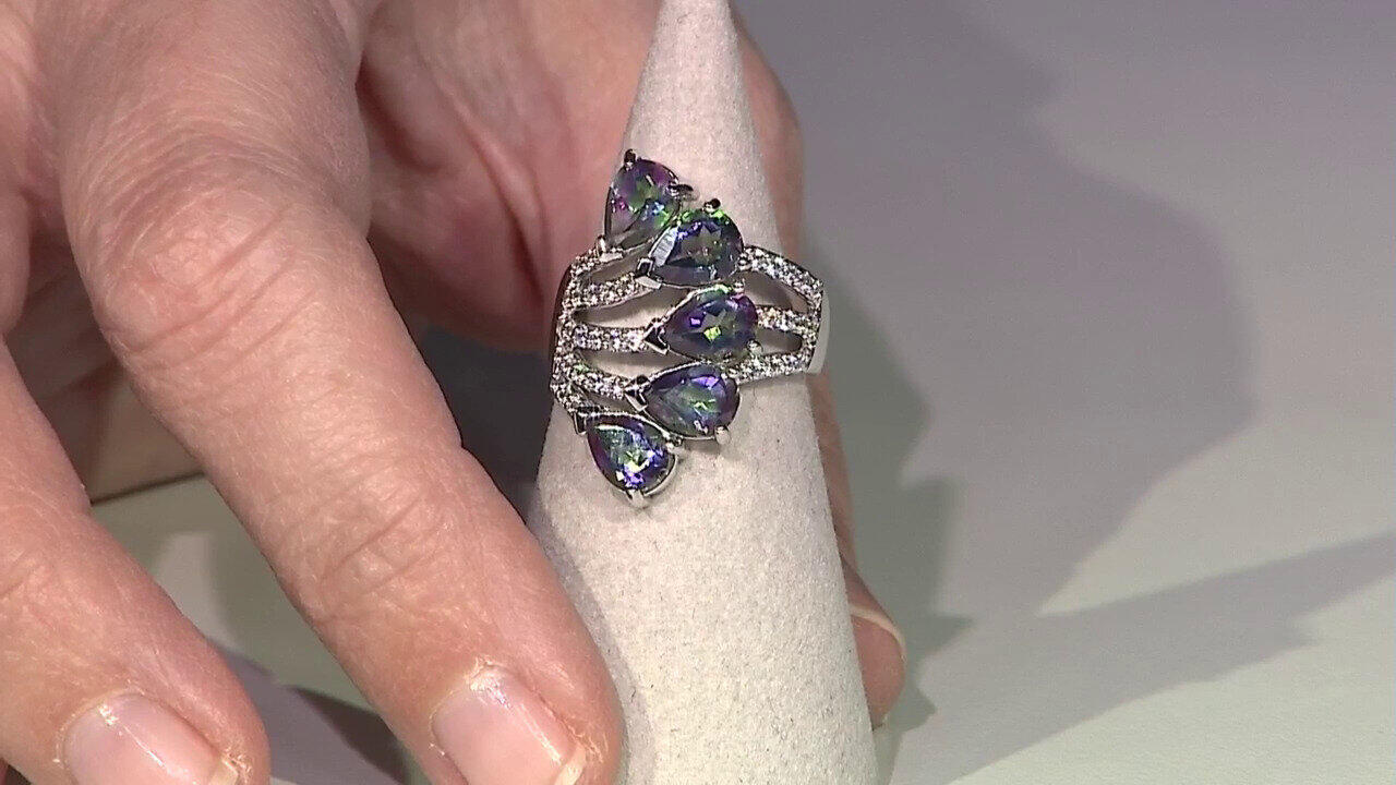 Video Mystik-Topas-Silberring