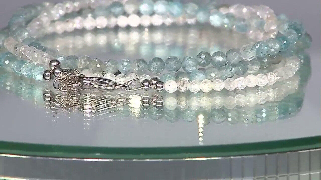 Video Collar en plata con Zircón