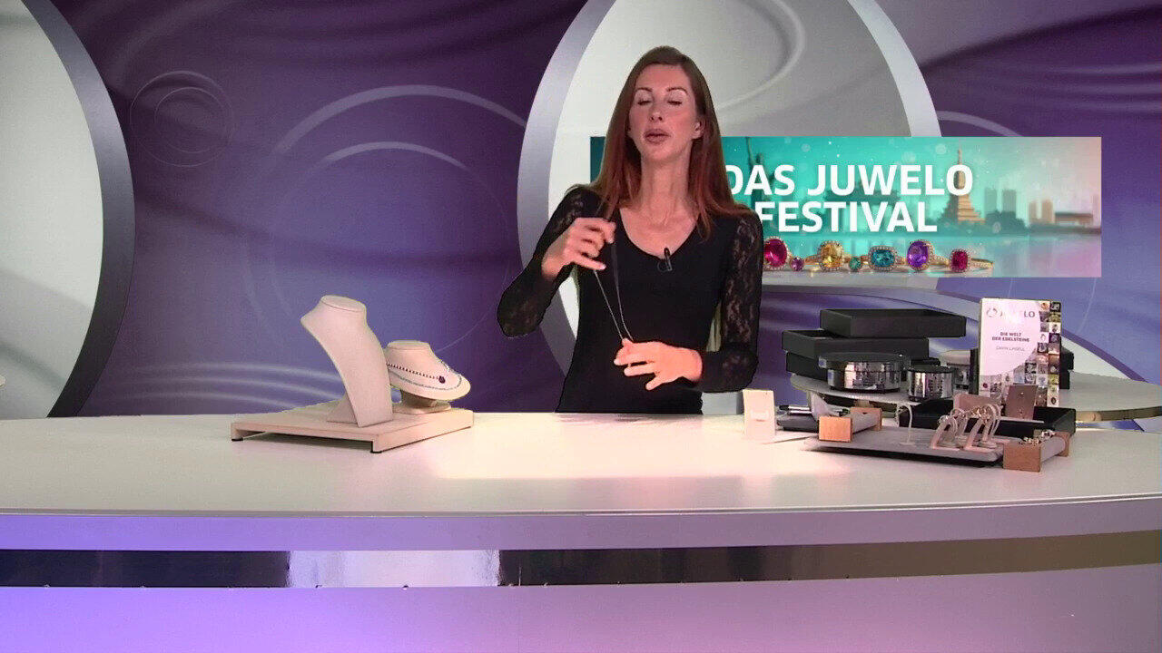 Video Ciondolo in platino con Ametista Rose de France