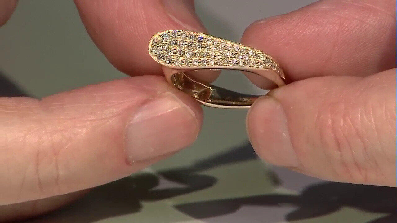 Video Anillo en oro con Diamante I2 (H) (de Melo)