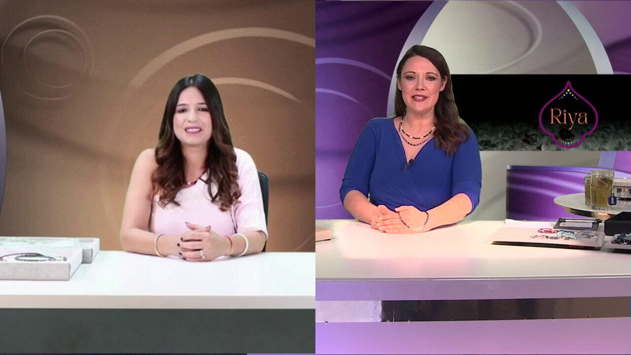 Video Edelstein-Silberhalskette (Riya)