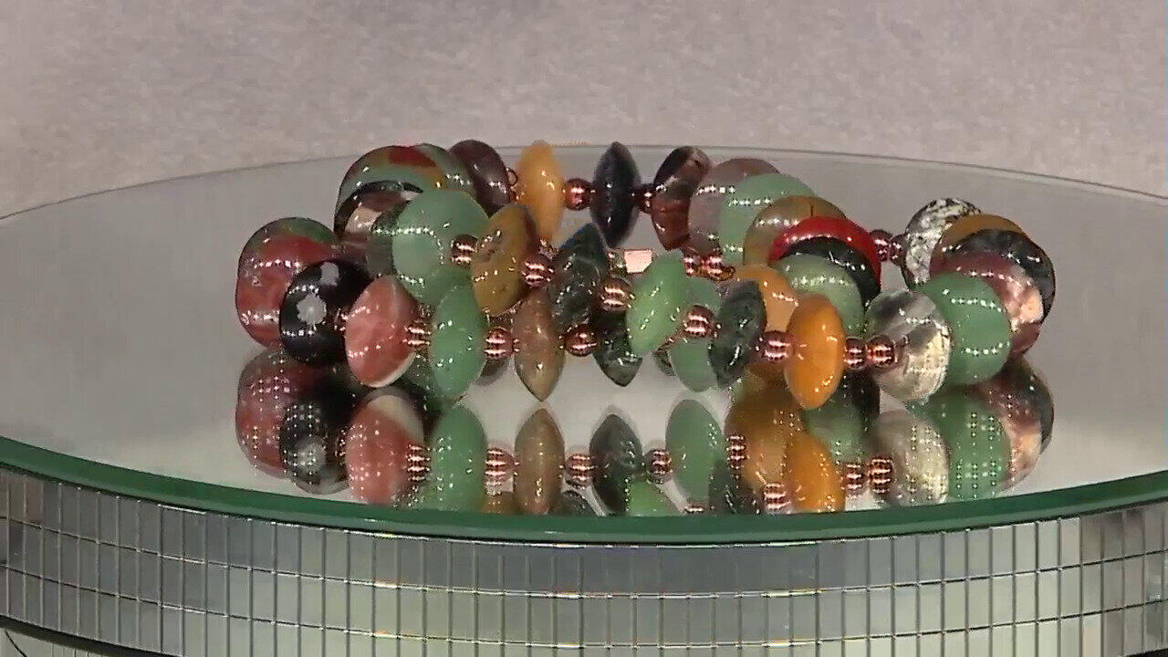 Video Edelstein-Silberhalskette (Riya)