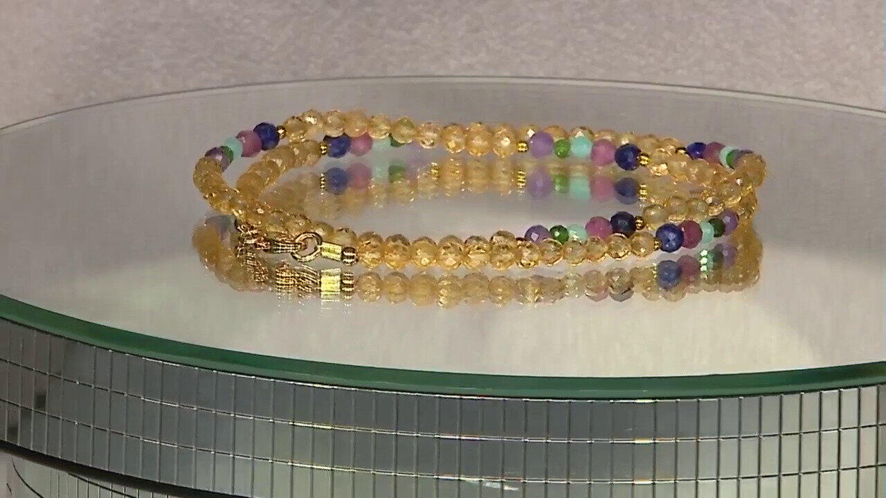 Video Collar en plata con Citrino (Riya)