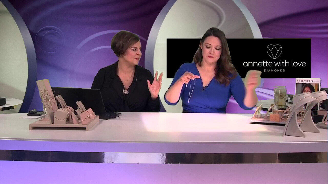 Video Ciondolo in oro con Diamante Giallo VS1 (Annette)