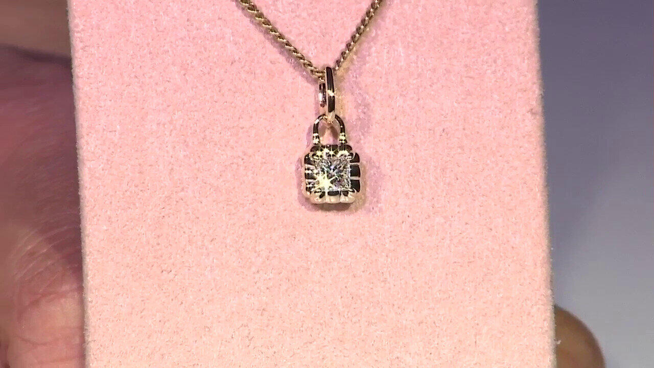 Video VVS1 (G) Diamant-Goldanhänger (Annette)