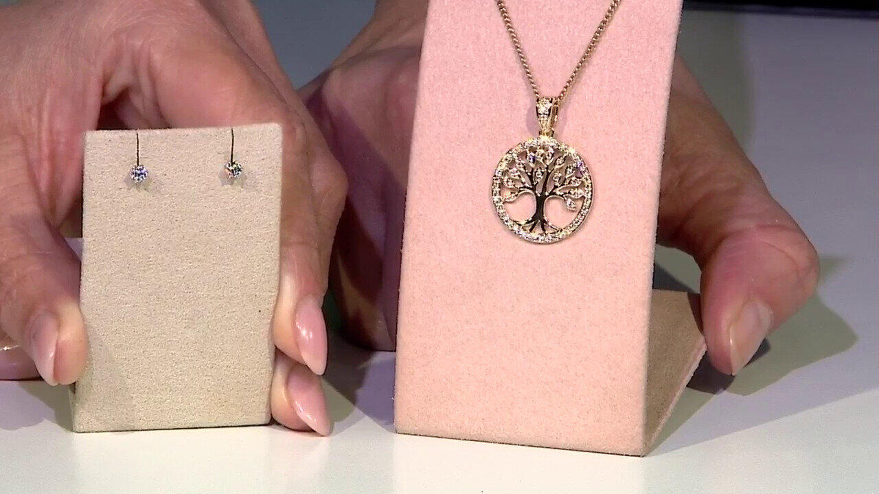 Video SI1 (G) Brillant-Goldanhänger (Annette)