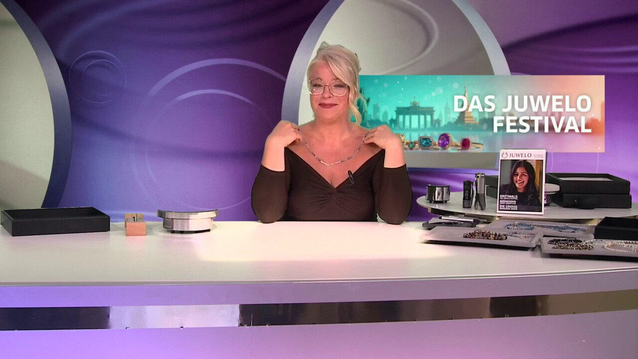 Video Collar en plata con Aguamarina Santa María (Riya)