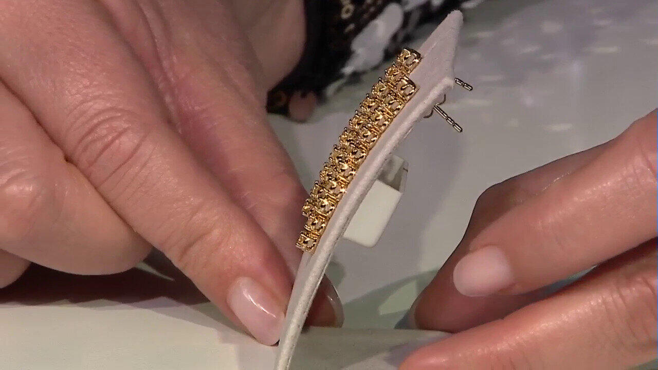 Video Pendientes en plata con Citrino