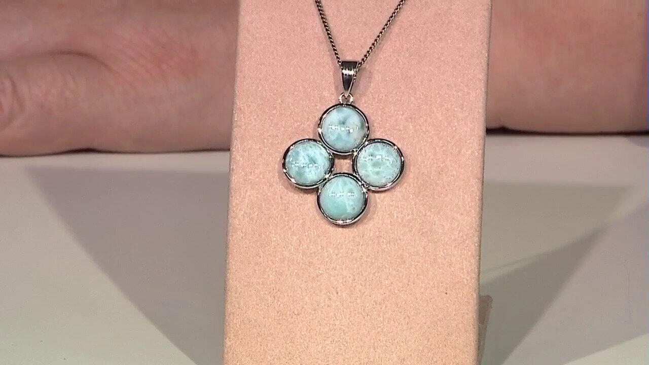 Video Larimar-Silberanhänger