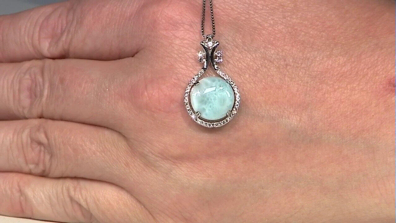 Video Larimar-Silberanhänger