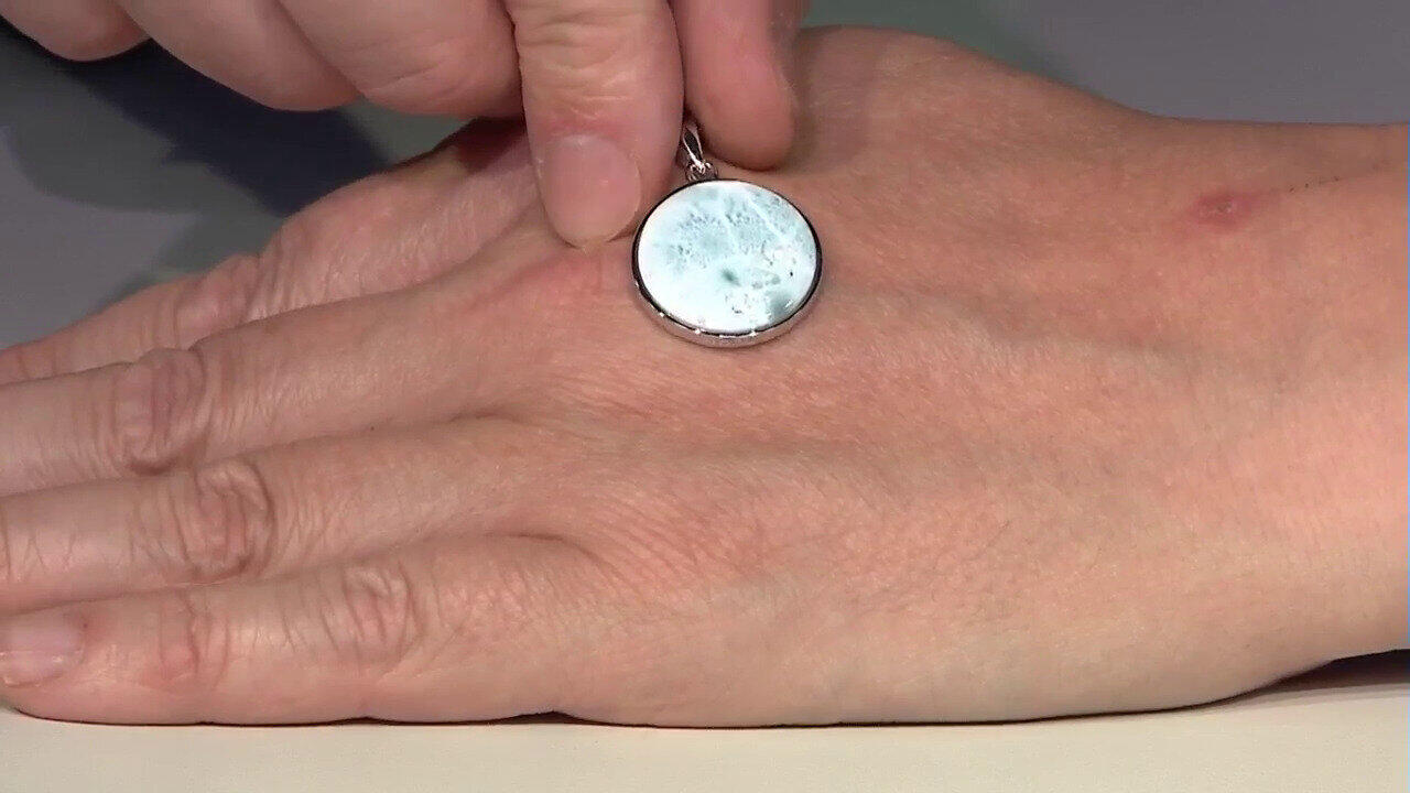 Video Larimar-Silberanhänger