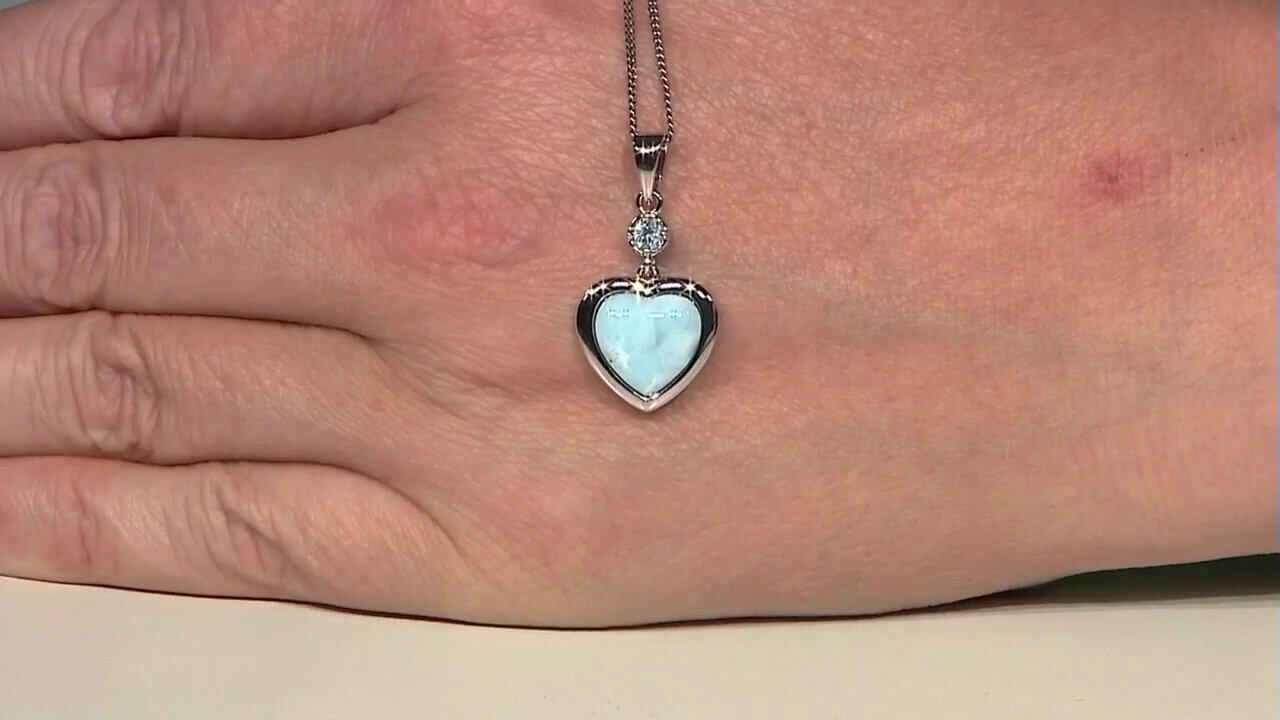 Video Larimar-Silberanhänger