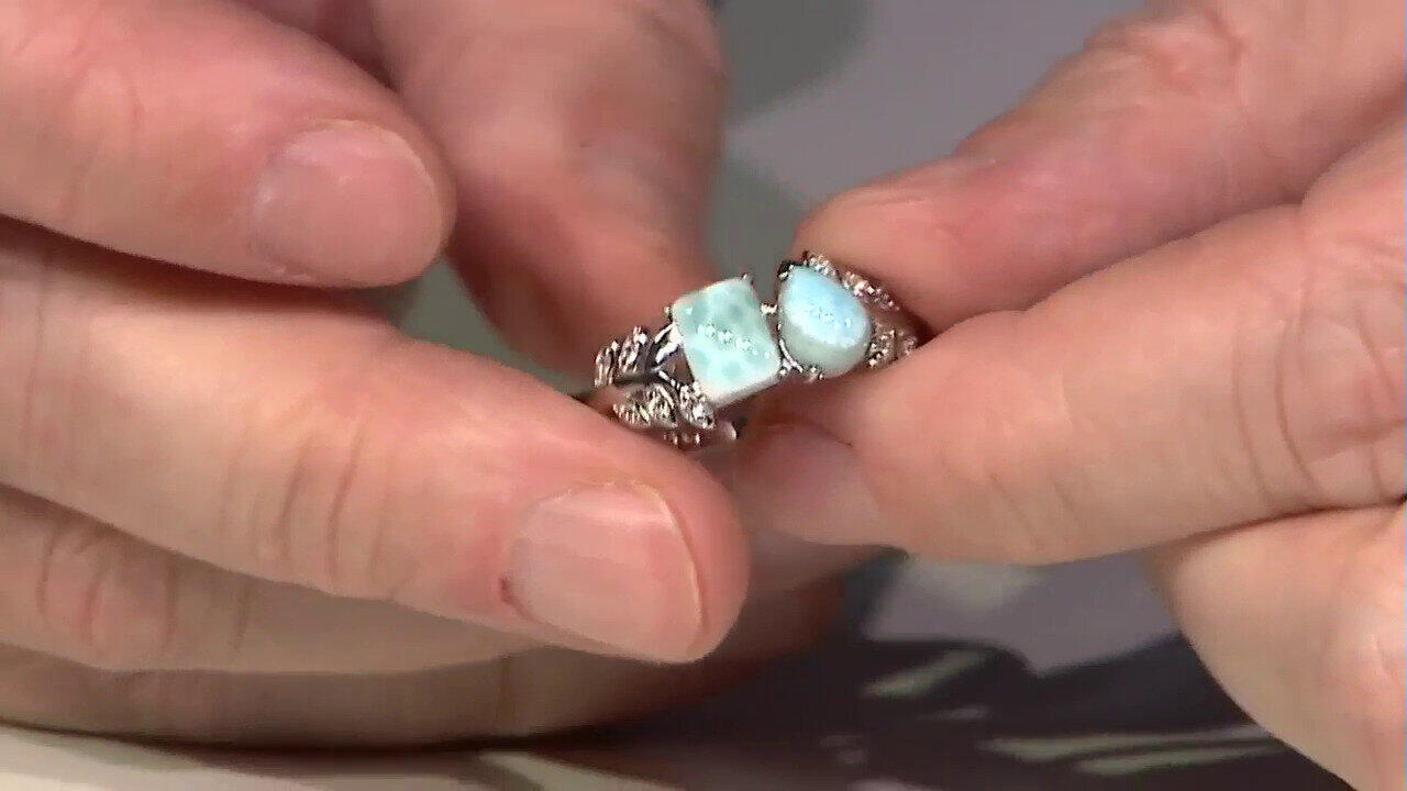 Video Larimar-Silberring