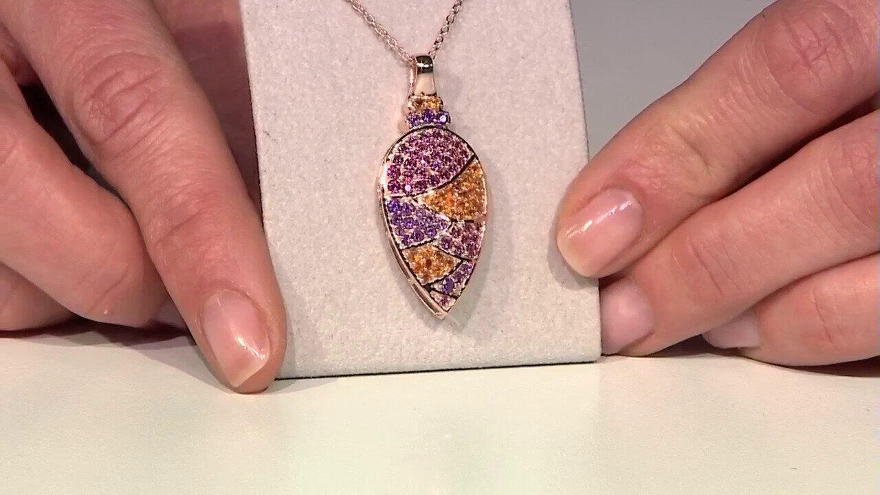 Video Edelstein-Silberhalskette (KM by Juwelo)