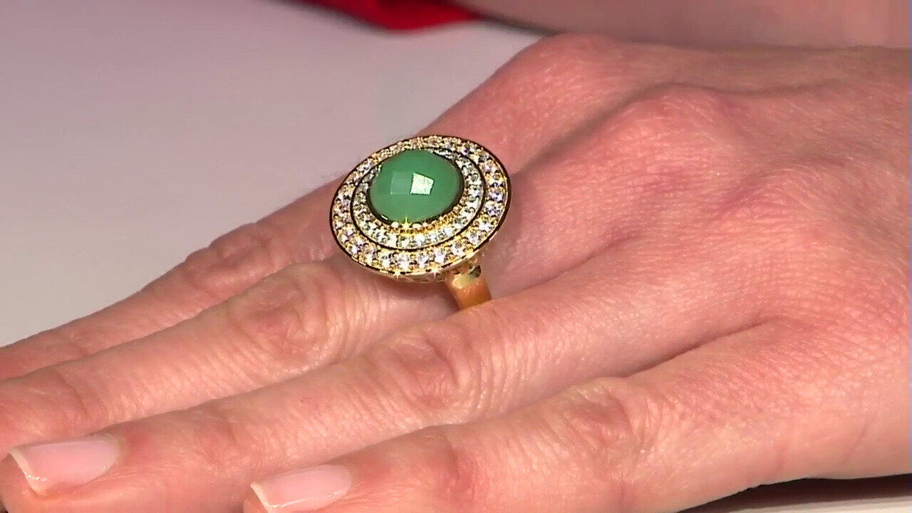 Video Chrysopras-Silberring (KM by Juwelo)