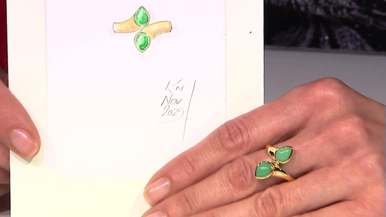 Video Chrysopras-Silberring (KM by Juwelo)