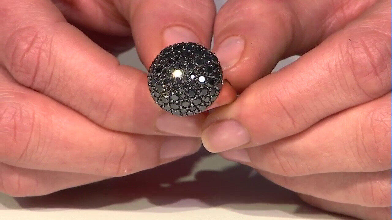 Video Schwarzer Diamant-Goldring (KM by Juwelo)