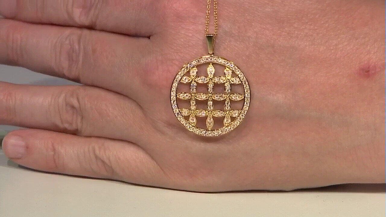 Video Collana in argento con Pietra di Luna Blu (KM by Juwelo)