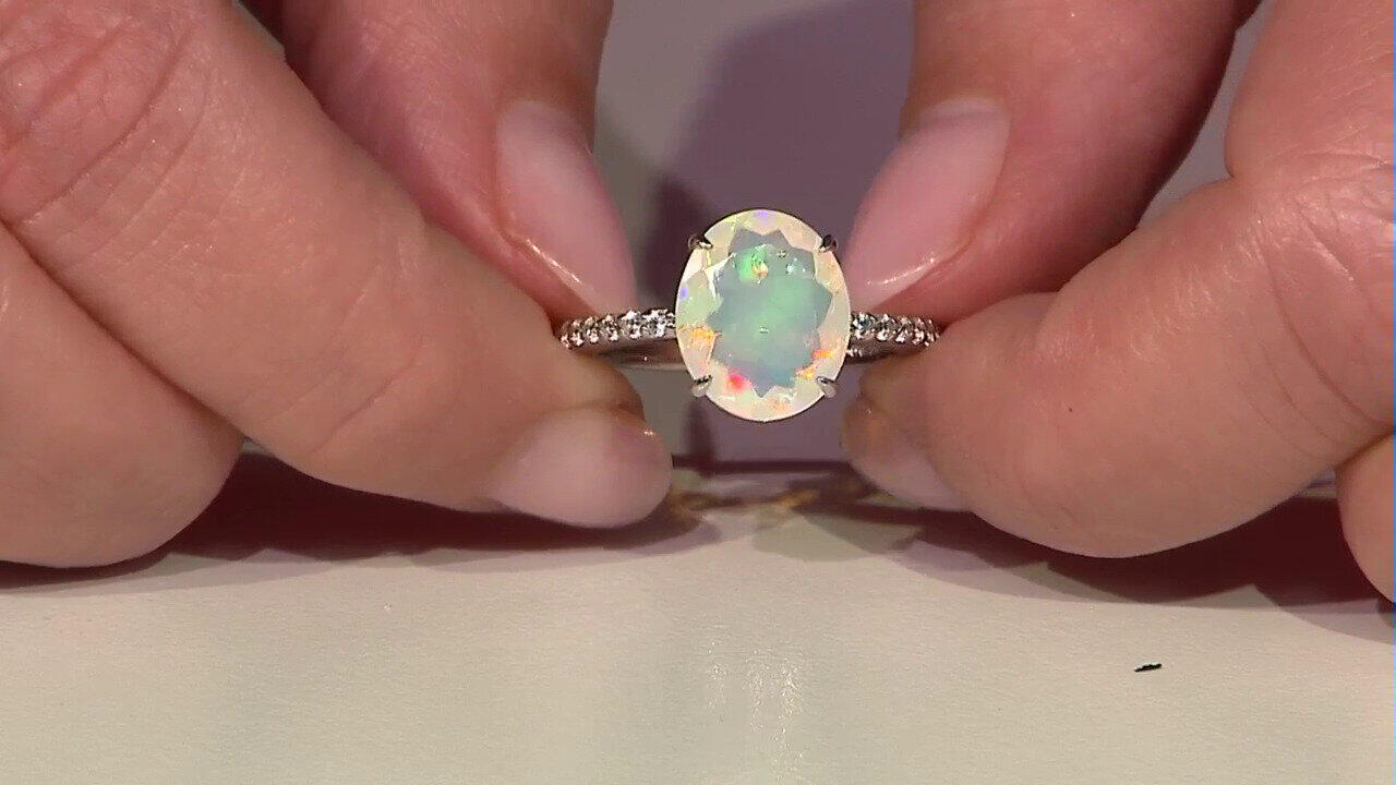 Video Welo-Opal-Silberring