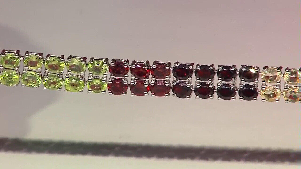 Video Brazalete en plata con Amatista de Zambia