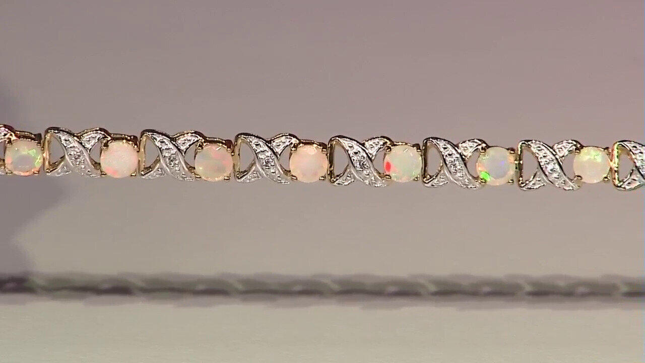 Video Zilveren armband met Welo-opalen