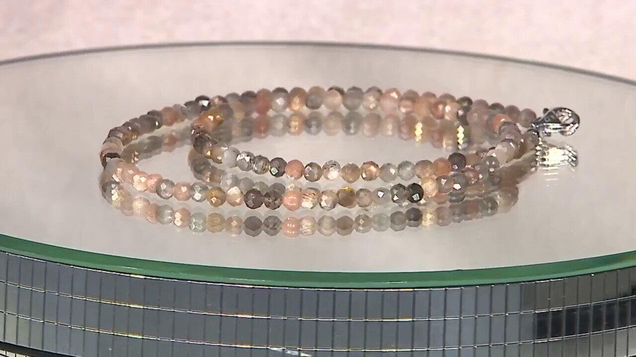 Video Collana in argento con Pietra di Luna
