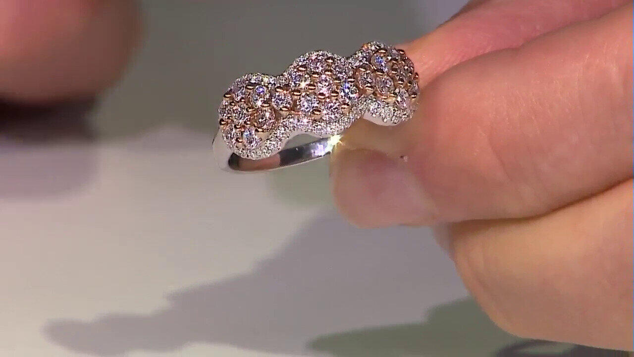 Video Bague en or et Diamant rose I1 (CIRARI)